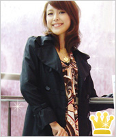 本季必備！！日系淑女束 帶風衣